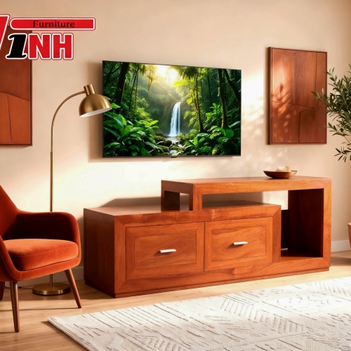 Tap Tivi Nhật 1m8 Gỗ Gõ Đỏ 