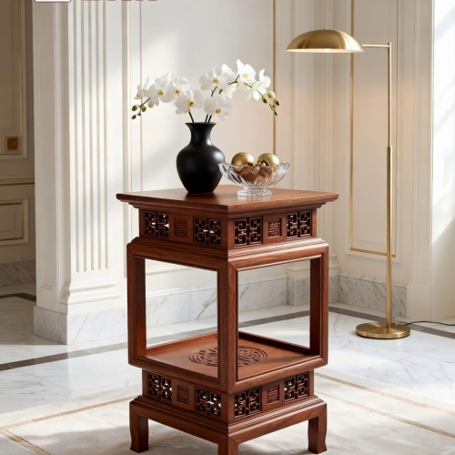 Đôn vuông 68 gỗ Cẩm Lai