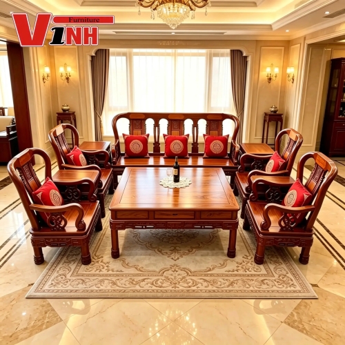 Bộ Ghế Âu Á Sừng 10 Món