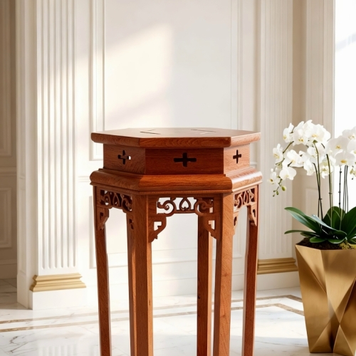 Đôn vuông 68 gỗ Cẩm Lai