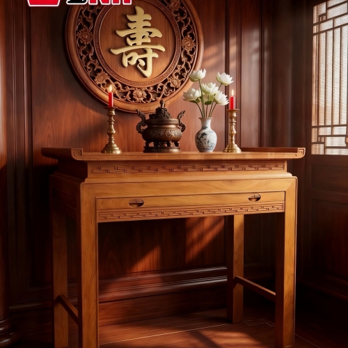 Án Thờ 1m27 - 1 Món Gỗ Gõ Đỏ