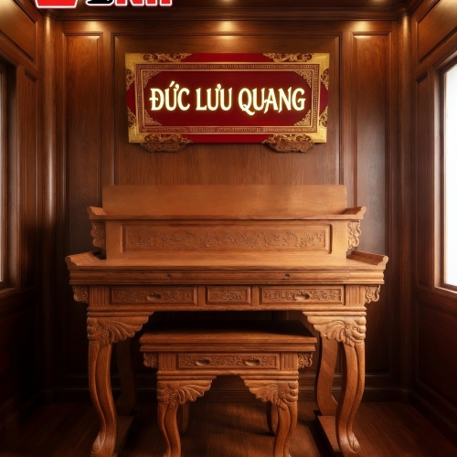 Án Thờ Voi 1m76 Gỗ Gõ Đỏ