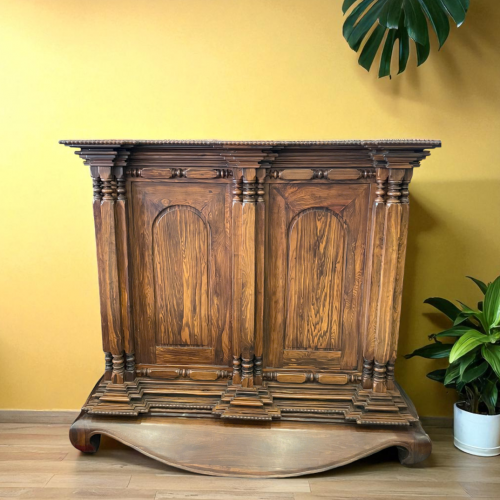 Tủ Thờ 15 Trụ Mun Sọc 