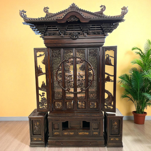 Tủ Thờ Nhật Chạm Khắc Thủ Công