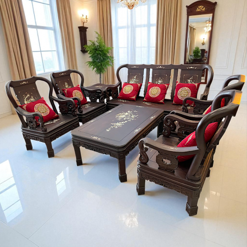 Bộ Ghế Cẩn Ốc 8 Món