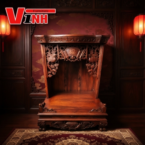 Trang Thờ Phụng 81cm Gỗ Cẩm Lai