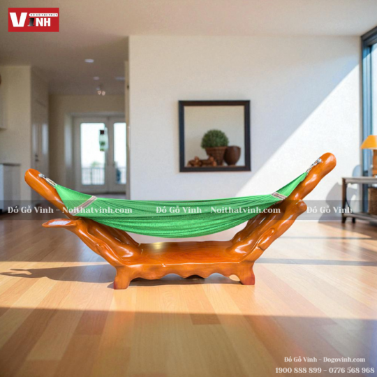 Giá Võng Gốc Cây - Gỗ Đỏ