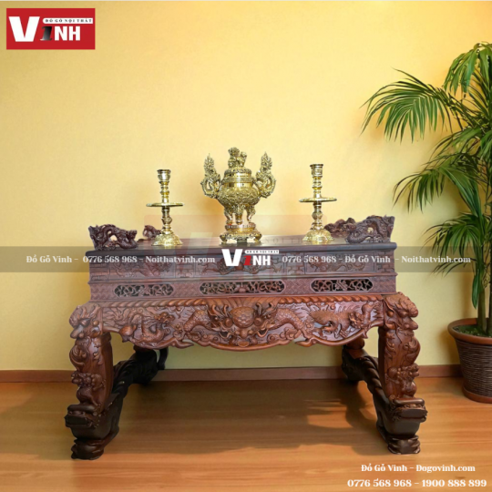 Bàn Thờ Tứ Linh 2 Món 